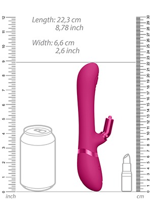 Vive Etsu - Pink with 4 Interchangeable Clitoral Heads - Image 6