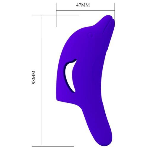 Pretty Love Finger Vibrator "Delphini" Blue - Image 4
