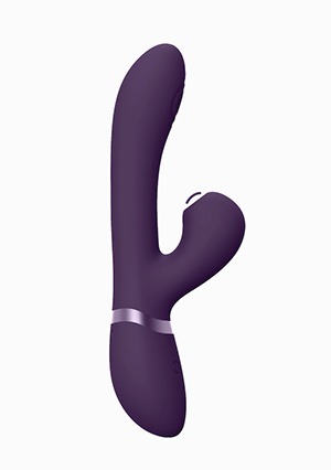 Vive Hide Airwave & Pulse Wave G Spot Rabbit - Purple - Image 3