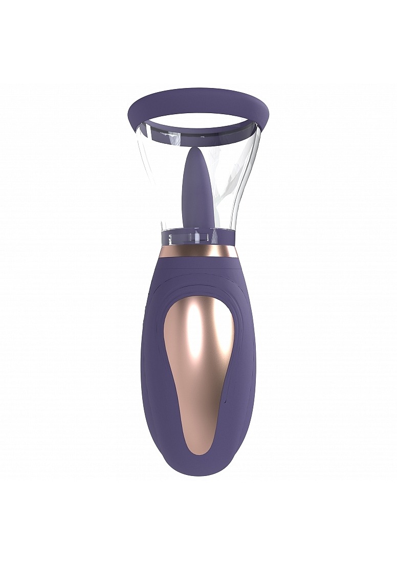 Pumped Exquisite Automatic Rechargeable Vulva & Breast Pump - Purple - Image 3