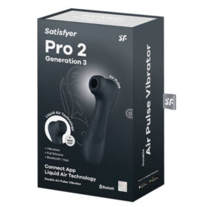 Satisfyer Pro 2 Gen 3 App Control Clitoral Stimulator Black