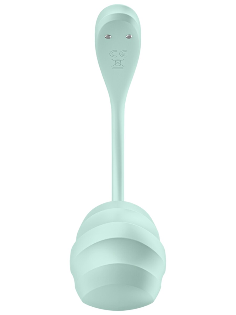 Satisfyer Smooth Petal Wearable App Connect Vibrator Mint - Image 2