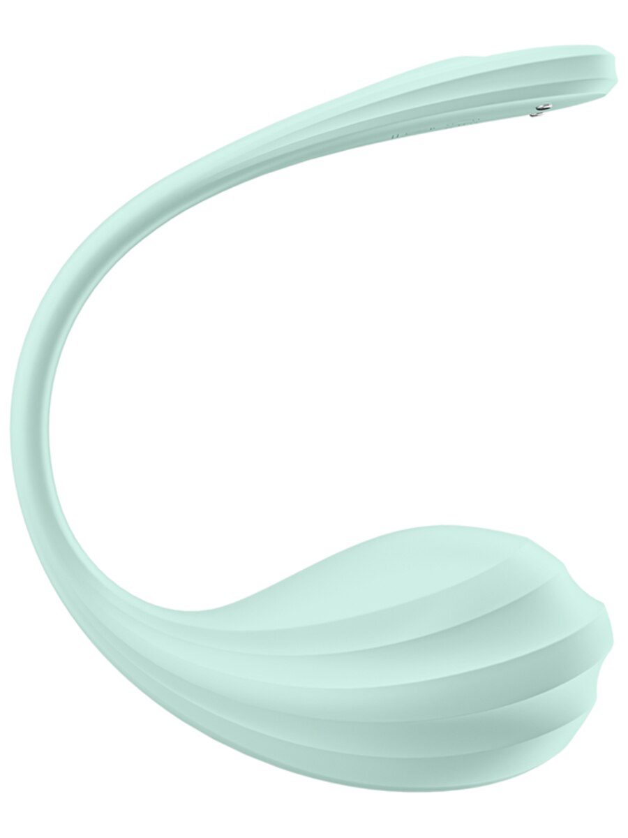 Satisfyer Smooth Petal Wearable App Connect Vibrator Mint - Image 3