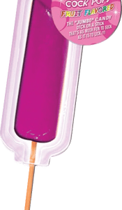 Jumbo Candy Cock Pop (Cherry) 6"