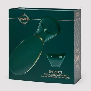 Pumped - Enhance Automatic Silicone Rechargeable Vulva & Breast Pump - Purple