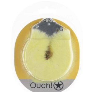 Ouch! - Heavy-duty Fluffy Handcuffs - Yellow