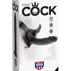 King Cock Strap-On Harness with 9 in. Cock Black