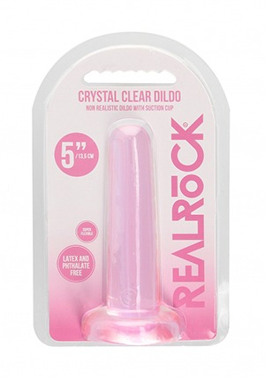 RealRock Non Realistic Dildo With Suction Cup 5 inch 13.5cm pink