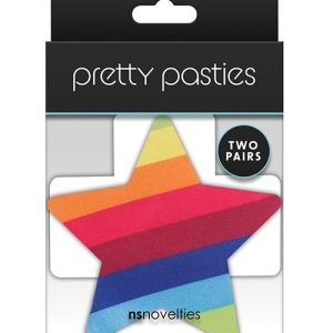 Pretty Pasties Rainbow 2 pack Cross & Star