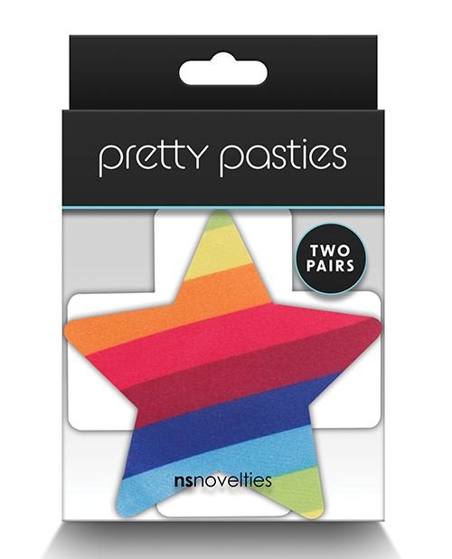 Pretty Pasties Rainbow 2 pack Cross & Star