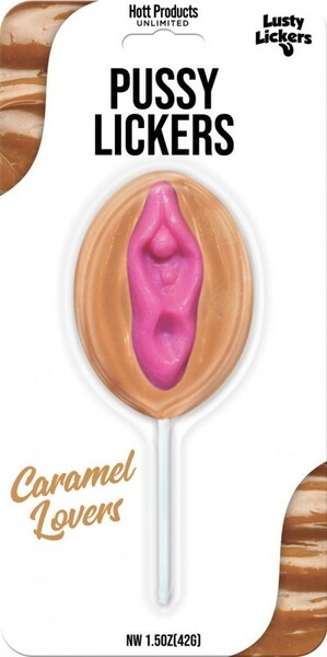 Lusty Lickers Pussy Pop (caramel)