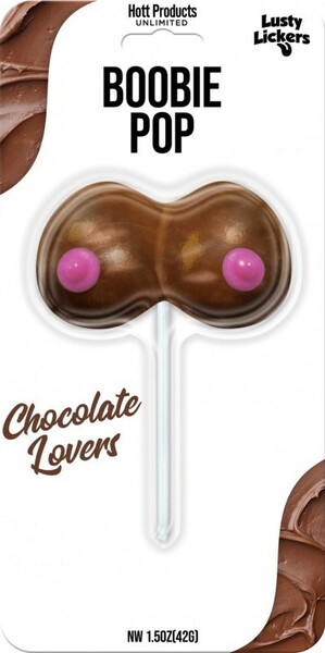 Lusty Lickers Boobie Pop (chocolate)