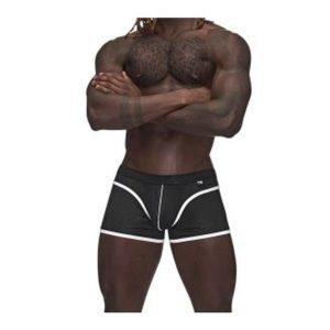 Male Power Sport Mesh Mini Short Black Medium