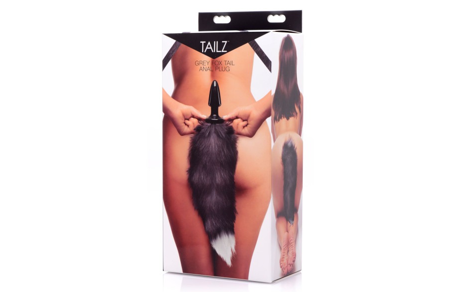 Fox Tail Anal Plug Grey