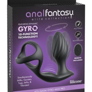 Anal Fantasy Elite Ass-Gasm Gyro-Milk Pro Black