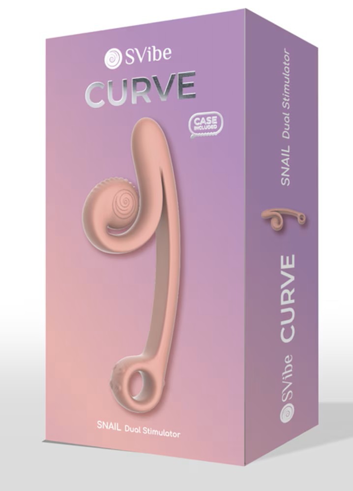 Snail Vibe Curve Vibrator Peachy Pink