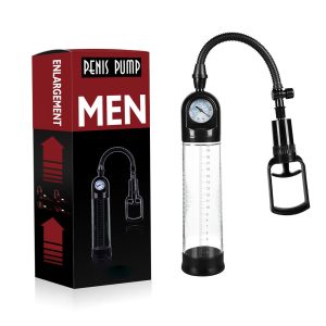 MEN Pull Rod Penis Pump with Gauge