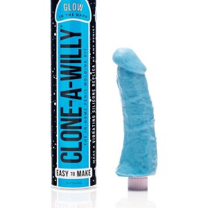 Clone a Willy Glow In The Dark Blue